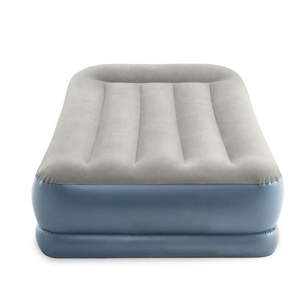 INTEX Luftbett Pillow Single + 230V Pumpe Gästebett 191x99x30cm Luftmatratze